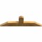 Ekena Millwork Portland Rough Sawn Timber Gable Bracket, Western Red Cedar, 36"W x 10"H x 2"D x 4"F, 7/12 Pitch GBW036X10X0204POR00RWR - alternate 2